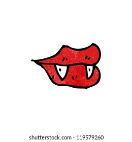 vampire lips cartoon
