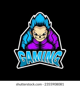 vampire luxury neon mascot gaming
