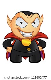 Vampire Mascot - Evil Smile