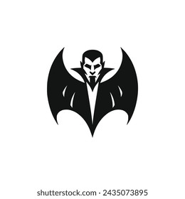 vampire monster ghost logo vector illustration template design