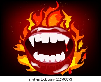 Vampire mouth