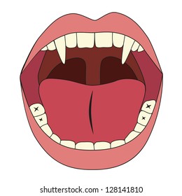 vampire mouth