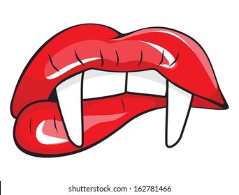 vampire mouth