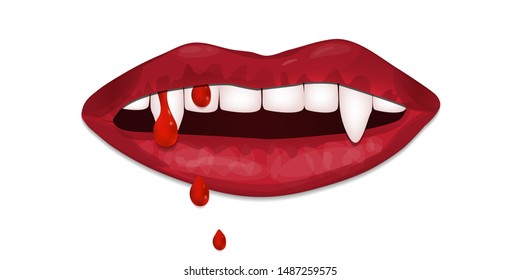10,398 Vampire teeth with blood Images, Stock Photos & Vectors ...