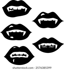 vampire mouth pack design art