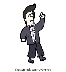 vampire pointing cartoon