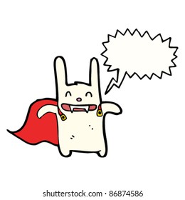 vampire rabbit superhero!