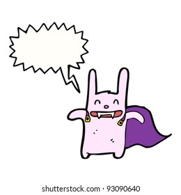vampire superhero rabbit cartoon