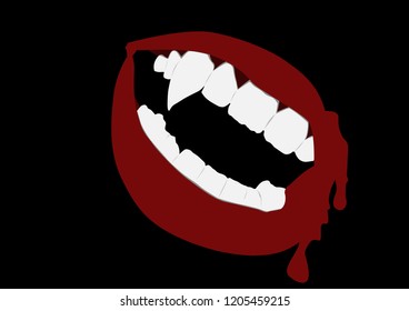 Vampire teeth halloween