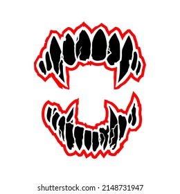 Vampiros vectores aislados en fondo blanco