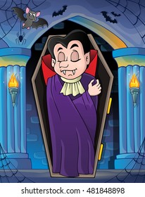 Vampire theme image 4 - eps10 vector illustration.