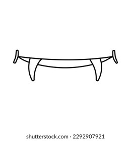 Vampire-Vektorsymbol. ghoul-Illustrationszeichen. Siegelsymbol oder -logo.