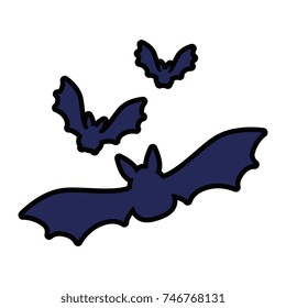 vampires black flying icon