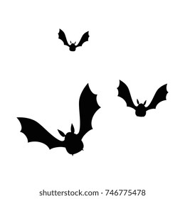 vampires black flying icon