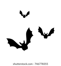 Vampires Black Flying Icon Stock Vector (Royalty Free) 746778355 ...