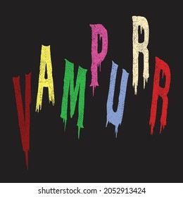 vampurr halloween t-shirt simple collection
