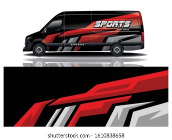 Van Car Decal Vector Design 
