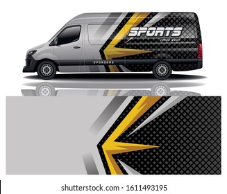 Van Car Decal Wrap Vector Design 