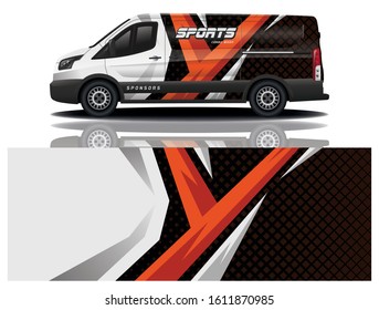 Van Car Decal Wrap Vector Design