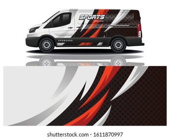 Van Car Decal Wrap Vector Design