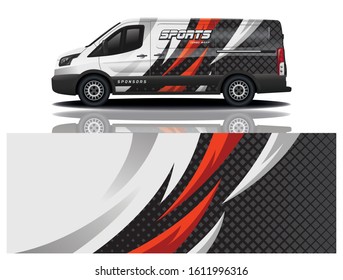 Van Car Decal Wrap Vector Design 