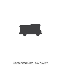 van car icon. sign design