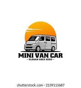 Van Car Illustration Logo Vector