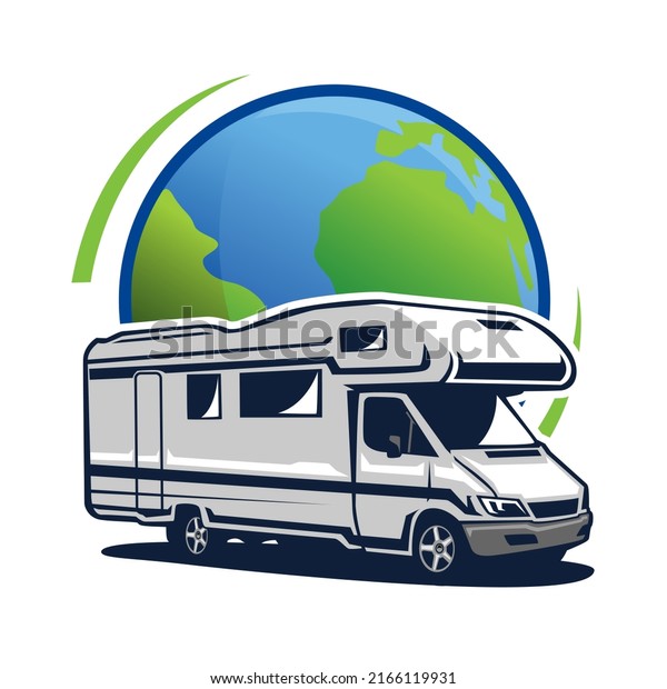 Van car\
illustration for transportation\
company.
