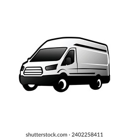 van car logo element, van var logo template, vancar vector illustration