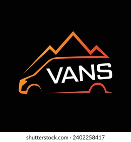 van car logo element, van var logo template, vancar vector illustration