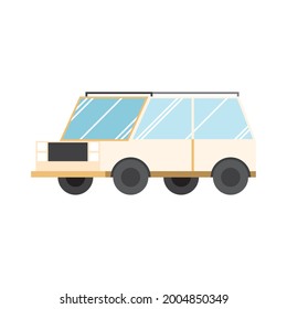 van car white color icon