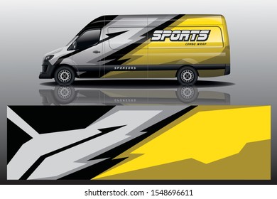 Van car Wrap design for company