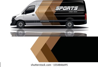 Van car Wrap design for company