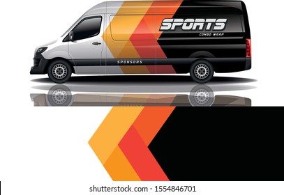 Van car Wrap design for company