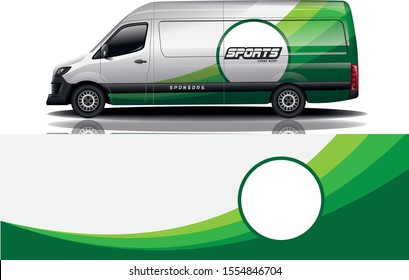 Van car Wrap design for company