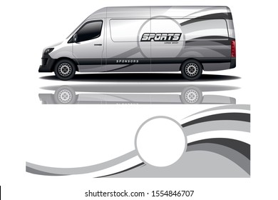 Van car Wrap design for company