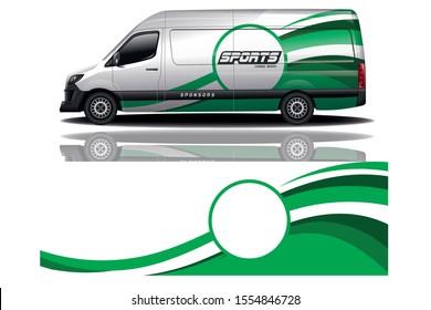 Van car Wrap design for company