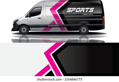 Van car Wrap design for company