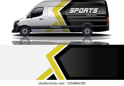 Van car Wrap design for company