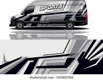 Van car Wrap design for company,vector eps 10