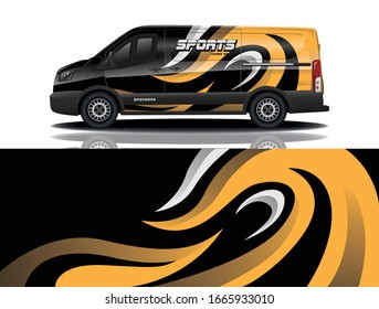 Van Car Wrapping Decal Design