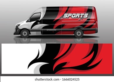 Van Car Wrapping Decal Design
