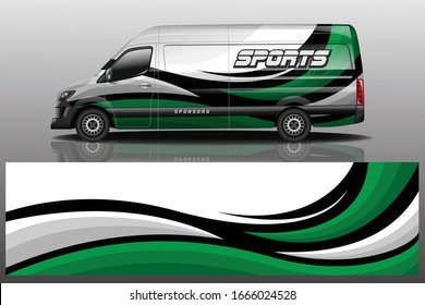 Van Car Wrapping Decal Design