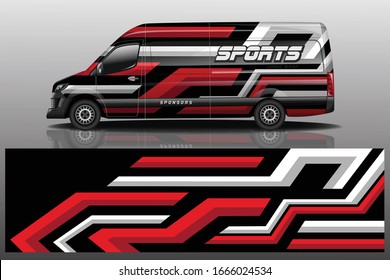 Van Car Wrapping Decal Design