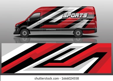 Van Car Wrapping Decal Design