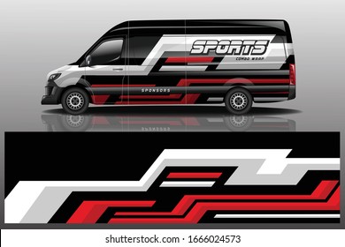 Van Car Wrapping Decal Design