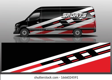 Van Car Wrapping Decal Design