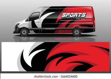 Van Car Wrapping Decal Design