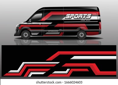 Van Car Wrapping Decal Design
