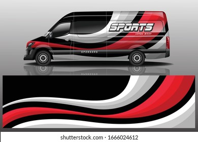 Van Car Wrapping Decal Design